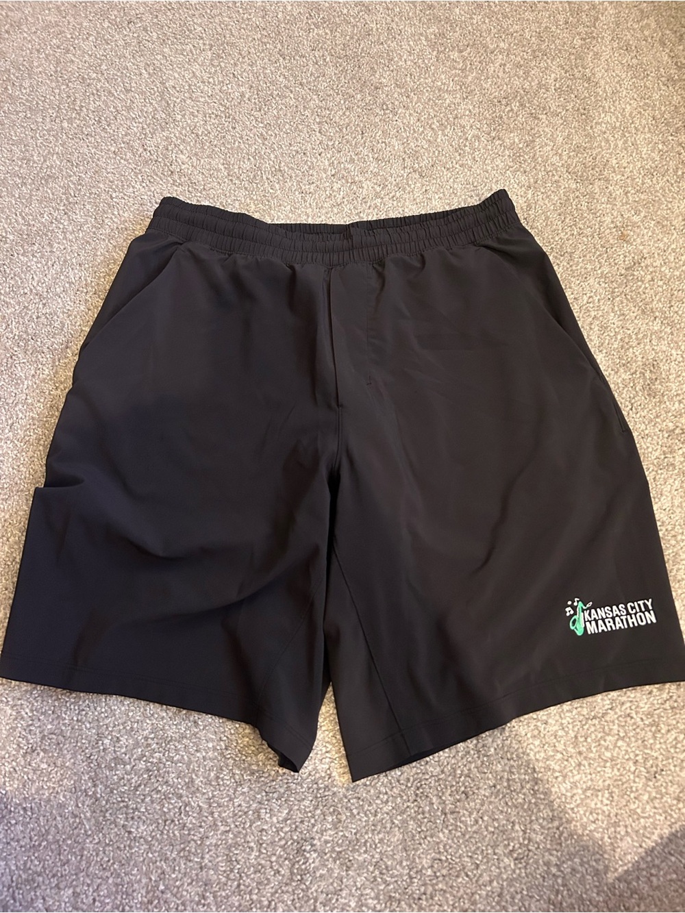 Lululemon Men's Black Running Shorts